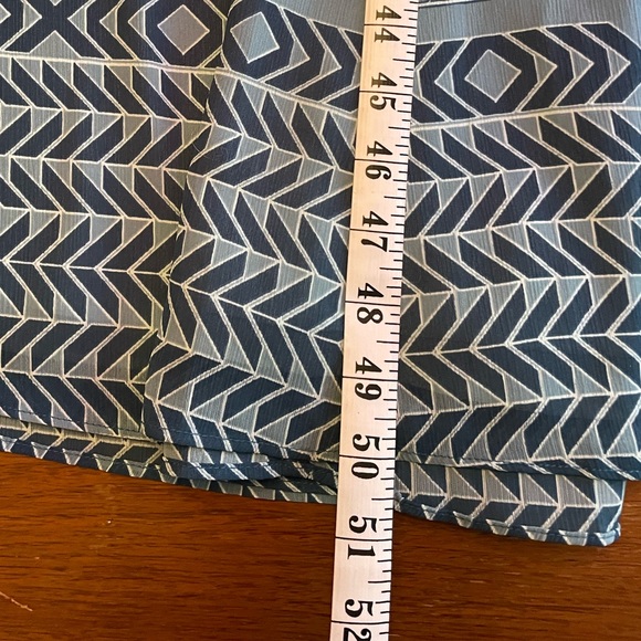 Pendleton Summer Pattern Sleeveless Dress - Turquoise Blue Size 16 - Picture 9 of 10